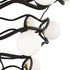 Varaluz Black Betty 18 Light 3 Tier Chandelier Model: 374C18CBFG