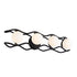 Varaluz Black Betty 4 Light Bath Carbo French Gold Model: 374B04CBFG