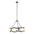 Varaluz Black Betty 6 Light Chandelier Carbo French Model: 374C06CBFG