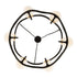 Varaluz Black Betty 6 Light Chandelier Carbo French Model: 374C06CBFG