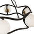 Varaluz Black Betty 6 Light Chandelier Carbo French Model: 374C06CBFG