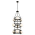 Varaluz Black Betty 9 Light 3 Tier Foyer Carbo Model: 374F09CBFG