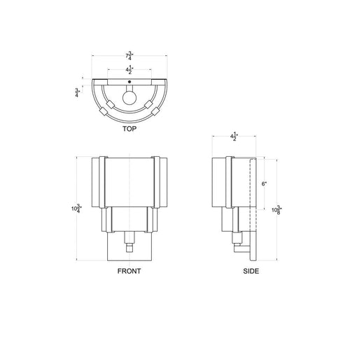 Varaluz Blonde Moment 1 Light Sconce Matte Blac Model: 389W01MBHN