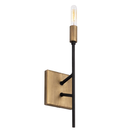 Varaluz Bodie 1 Light Ada Sconce Havana Gol Carbon Model: 314W01HGCB