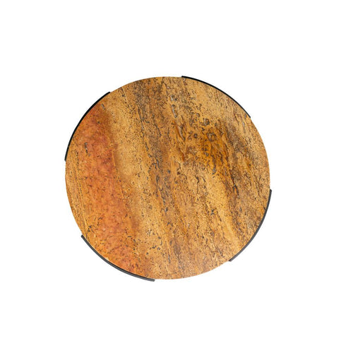 Varaluz Brenham Side Table in Onyx Model: 528TE24A