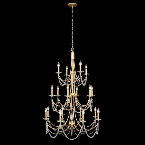 Varaluz Brentwood 18 Light 3 Tier Chandelier French Model: 350C18FG