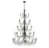 Varaluz Brentwood 40 Light 5 Tier Chandelier Carbon Model: 350C40CB