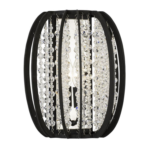 Varaluz Caesar 1 Light Sconce Carbon Model: 367W01CB