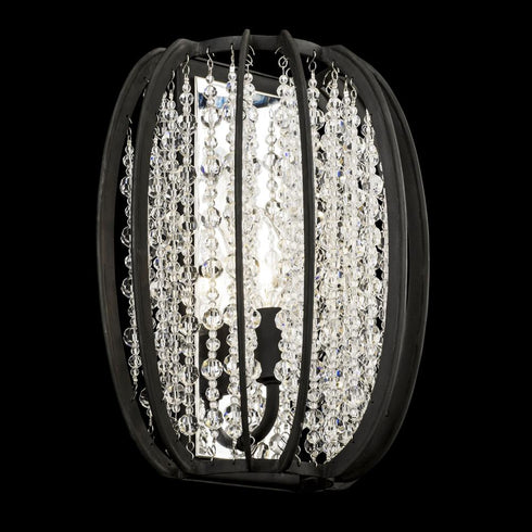 Varaluz Caesar 1 Light Sconce Carbon Model: 367W01CB