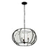 Varaluz Caesar 3 Light Pendant Carbon Model: 367P03CB