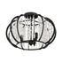 Varaluz Caesar 3 Light Semi Flush Carbon Model: 367S03CB