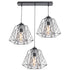 Varaluz Canopies Linear 3 Port Canopy in Black Model: 302M03BL