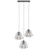Varaluz Canopies Linear 3 Port Canopy in Black Model: 302M03BL