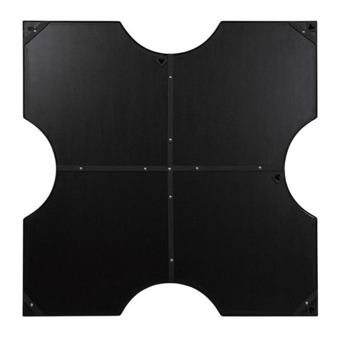 Varaluz Casa Extra 30x30 X Frame Mirror in Black Model: 4DMI0150