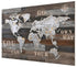 Varaluz Casa Wanderlust Rustic World Map Model: 4DWA0117