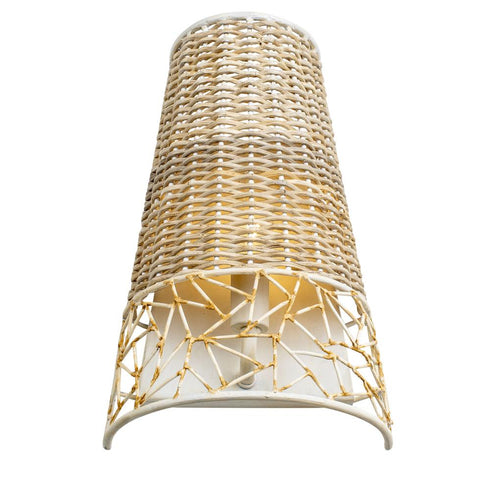 Varaluz Cayman 1 Light Sconce Country White Model: 362W01CW