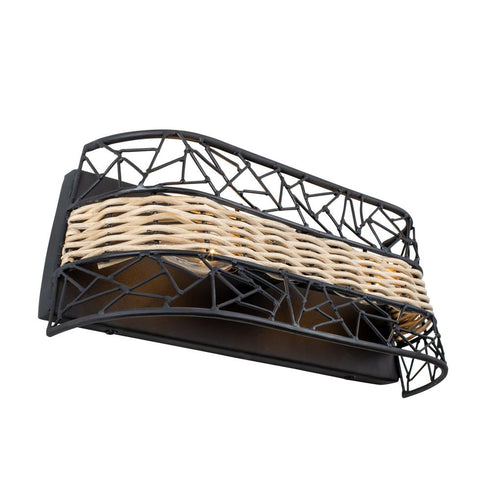 Varaluz Cayman 2 Light Bath Black Model: 362B02BL