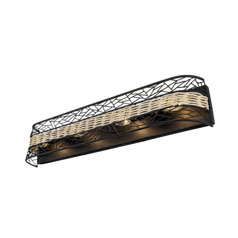 Varaluz Cayman 4 Light Bath Black Model: 362B04BL