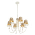 Varaluz Cayman 6 Light Chandelier Country White Model: 362C06CW