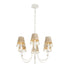 Varaluz Cayman 6 Light Chandelier Country White Model: 362C06CW