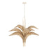 Varaluz Century Palm 9 Light 3 Tier Chandelier in Country White Model: 519C09CW