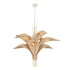 Varaluz Century Palm 9 Light 3 Tier Chandelier in Country White Model: 519C09CW
