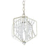Varaluz Chelsea 1 Light Mini Pendant in Silverado Model: 321M01SO