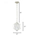 Varaluz Chelsea 1 Light Mini Pendant in Silverado Model: 321M01SO