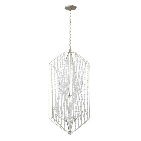 Varaluz Chelsea 6 Light Foyer in Silverado Model: 321F06SO