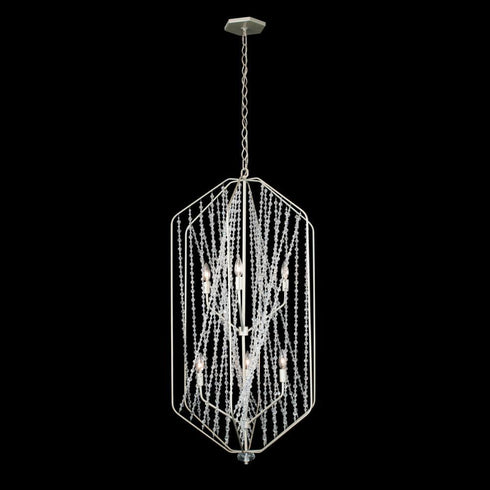 Varaluz Chelsea 6 Light Foyer in Silverado Model: 321F06SO