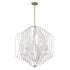 Varaluz Chelsea 6 Light Pendant in Silverado Model: 321P06SO