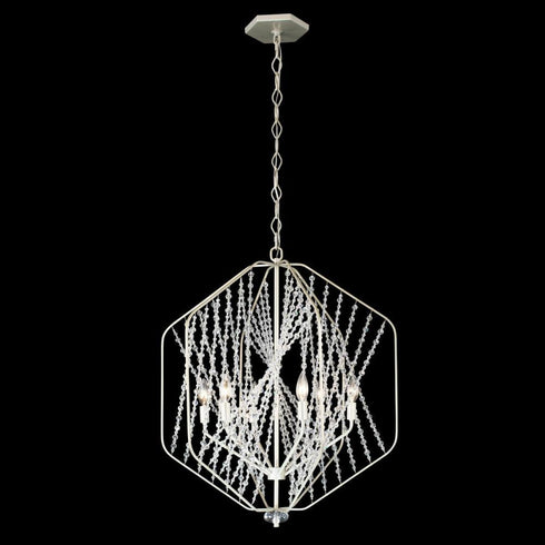 Varaluz Chelsea 6 Light Pendant in Silverado Model: 321P06SO