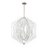 Varaluz Chelsea 8 Light Pendant in Silverado Model: 321P08SO