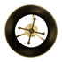 Varaluz Coco 4 Light Semi Flush Matte Blac French Model: 364S04MBFG