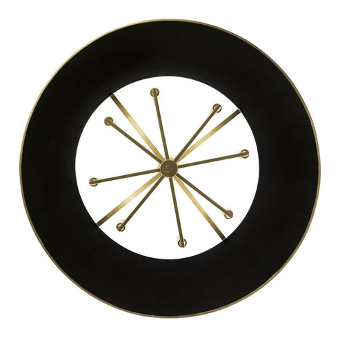 Varaluz Coco 8 Light Pendant Matte Blac French Gold Model: 364P08MBFG