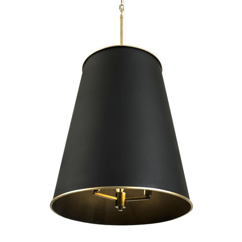 Varaluz Coco 9 Light Foyer Matte Blac French Gold Model: 364F09MBFG
