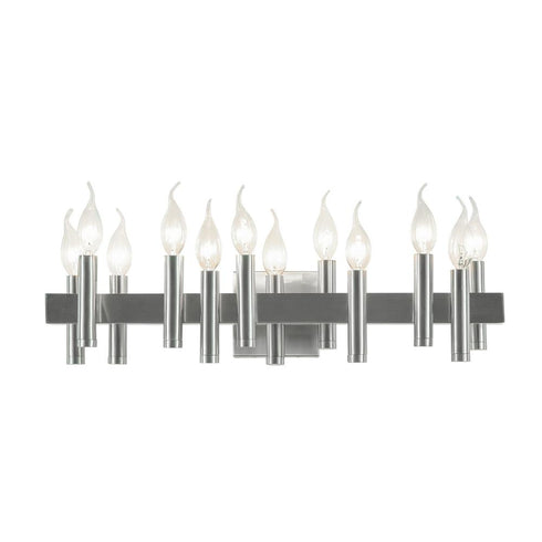 Varaluz Collette 12 Light Bath in Satin Nickel Model: 357B12SN