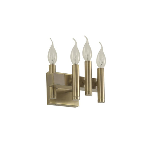 Varaluz Collette 4 Light Bath in Antique Brass Model: 357B04LBB