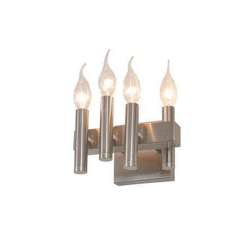 Varaluz Collette 4 Light Bath in Satin Nickel Model: 357B04LSN