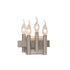 Varaluz Collette 4 Light Bath in Satin Nickel Model: 357B04RSN
