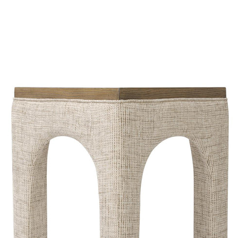 Varaluz Continental Side Table Harvest Oa Sand in Harvest Oak/Sand Finish Model: 506TA16A
