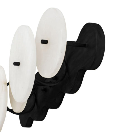 Varaluz Cosmos 2 Light Bath Matte Black Model: 370B02MB