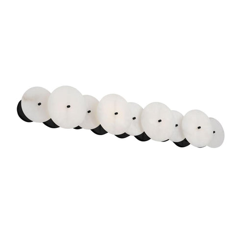 Varaluz Cosmos 4 Light Bath Matte Black Model: 370B04MB