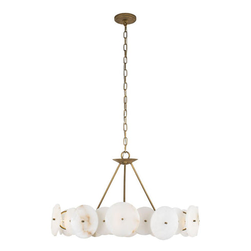 Varaluz Cosmos 6 Light Chandelier Havana Gold Model: 370C06HG