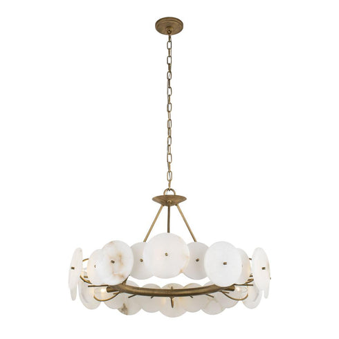 Varaluz Cosmos 6 Light Chandelier Havana Gold Model: 370C06HG