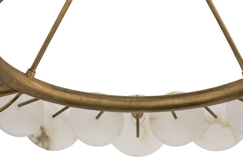 Varaluz Cosmos 6 Light Chandelier Havana Gold Model: 370C06HG
