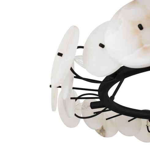 Varaluz Cosmos 6 Light Chandelier Matte Black Model: 370C06MB