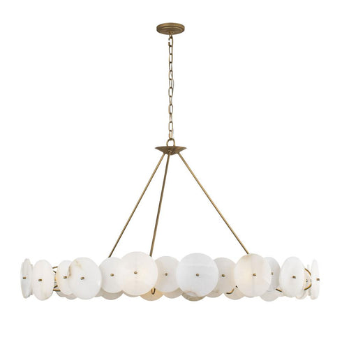 Varaluz Cosmos 9 Light Chandelier Havana Gold Model: 370C09HG