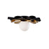 Varaluz Daphne 1 Light Convertible Flush Moun Sconce Model: 372S01MMBFG