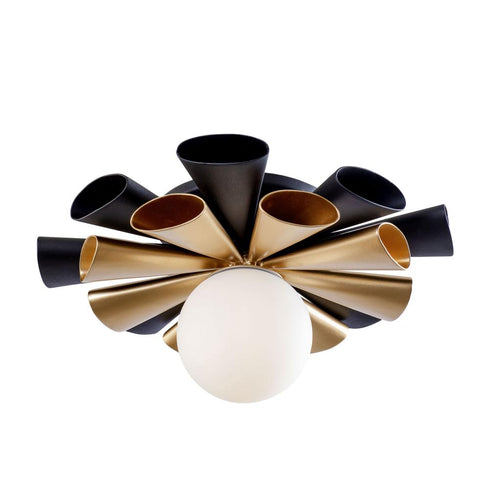 Varaluz Daphne 1 Light Convertible Flush Moun Sconce Model: 372S01SMBFG